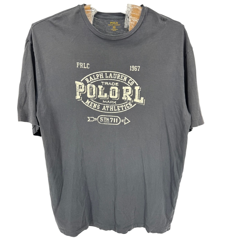 Polo‎ Ralph Lauren T Shirt XLT PRLC 1967 Gray Tall Tee